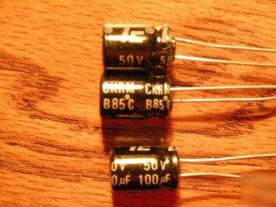 100 each 35V 100UF 85C mini electrolytic capacitor