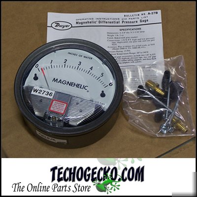 New dwyer magnehelic 2006 differential pressure gauge 
