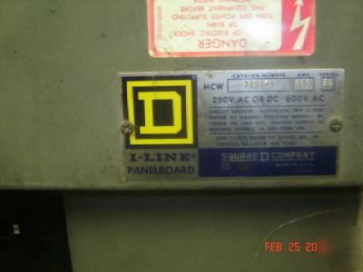 Used 800 amp square d service panel 3268-8