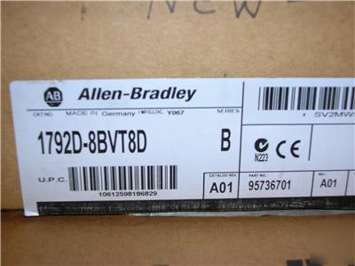 Allen bradley 1792D-8BVT8D 17928BVT8D devicenet i/o 