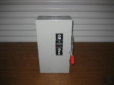 Ge general electric THN3362 disconnect switch 60A a 10