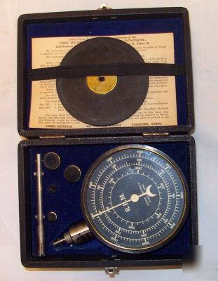 Jones motorola boxed portable tachometer 300-11000 rpm 