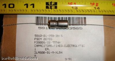 New lot 18 50V ele capacitors p/n:M39006/22-0574H