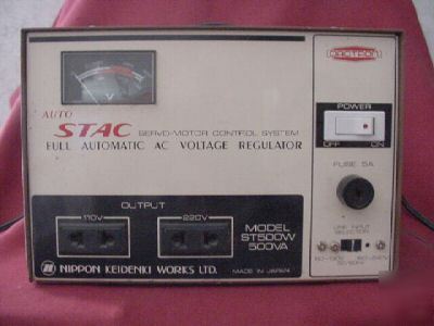 Ac voltage regulator model ST500W