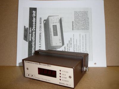 Csi model cd-1 communications decoder unit