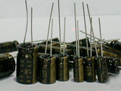 24 pcs. assorted values elna cerafine audio capacitors