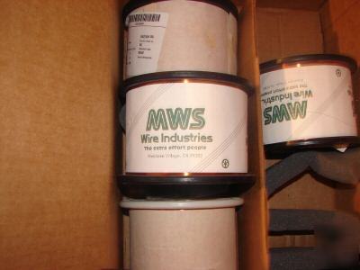 New 9.0 ibs spool mws awg 37 sapt copper magnet wire - 