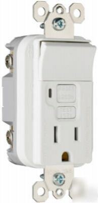 Pass & seymour 15A, 120V gfci receptacle & pole switch