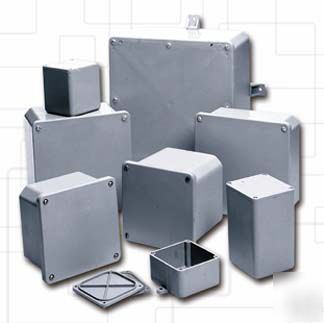 Pvc junction box with cover and gasket 12 x 12 x 4
