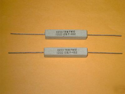 390 ohm 10 watt power resistors ceramic trw