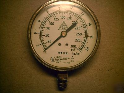 Ametek water pressure gauge p/n P1590 3 1/2 