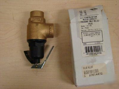 New cash acme f-82 pressure only relief valve 3/4