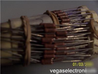 Resistor, metal film;10 kilohms;0.125 w;+/-0.1%;200