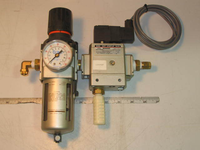 Smc filter regulator NAW4000 & sft startup valve AV4000