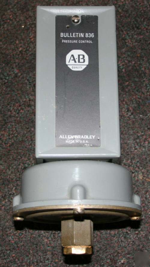 Allen bradley - pressure control switch - 836-C1 sensor