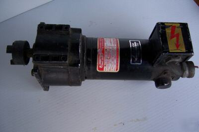 Dayton 4Z129 permanent magnet dc gear motor 1/8 hp