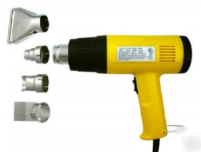 Heat shrink gun with 4 attachments best price low ship 