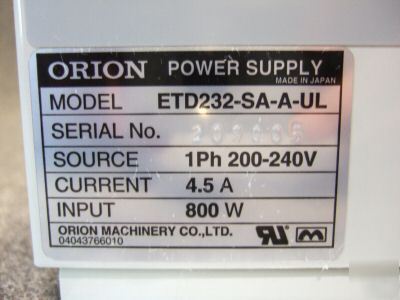 Orion pel-thermo ETD232-sa-a-ul