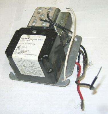 Essex 8411A transformer 3/4 hp 125/250 24V 40 va relay