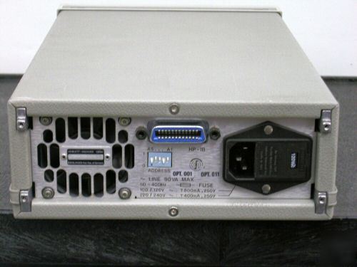 Agilent 8158B 850NM optical step attenuator opt.001,011