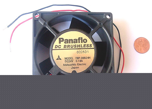 Fan ~ 24VDC 0.18 amp ~ brushless (1)