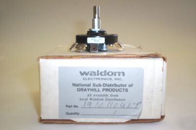 Grayhill 19101-10UL 1 pole 10 position rotary switch 