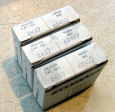 New 3PC sylvania motor stater overload heater 2427 