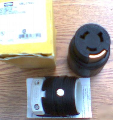 New hubbell HBL3764C 50 amp 250 vdc 600 vac connector