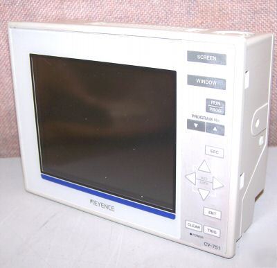 Keyence model cv-751 operator interface control 
