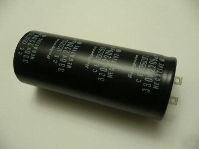 Rubycon strobe photo flash capacitor 2200UF 330V h t f