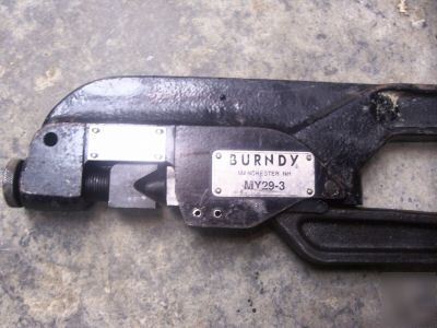 Burndy ... MY29-3 ... mech dieless wire crimper