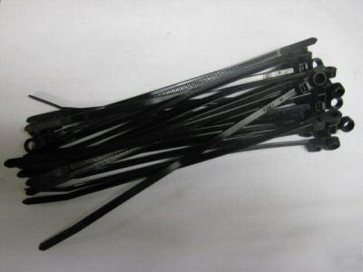 Black nylon screwdown zip ties 7