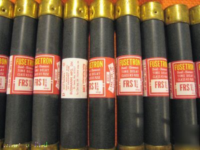 New 10 lot buss frs 1 1/8 fuse FRS1 1/8 amp 600 v 