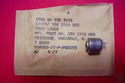 New 11 pc ab clarostat 500K ohm type f potentiometer 