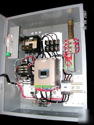 Square d enclosed 48 soft start motor contol 10-25 hp