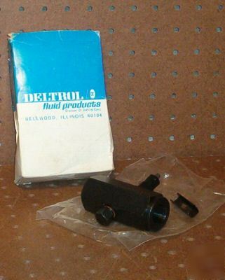  deltrol pneu-trol F30S inline flow control valve 