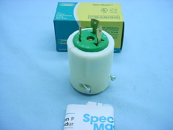 Leviton L13-30 locking plug 30A 600V 71330-p