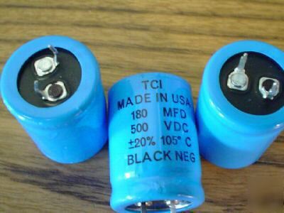 New 10PCS 500V 180UF high temp snap in 105C capacitors 