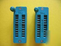 New 3M 16 pins universal zif socket x 5 pieces ( )