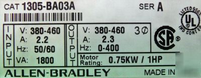 New in box allen bradley 1305-BA03A a drive 1305BA03A