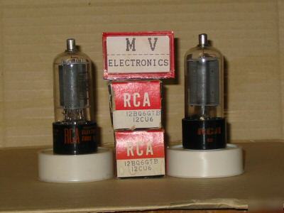 Tubes - one 12BQ6 12CU6 gtb rca- valvole rÃ¶hren