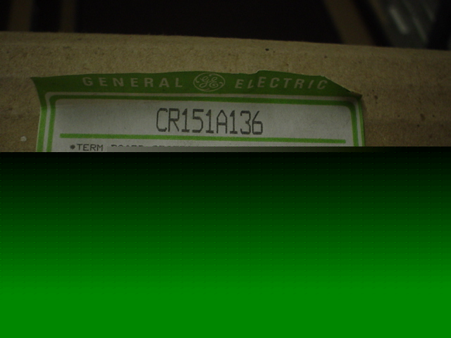 General electric CR151A136 terminal board sectional