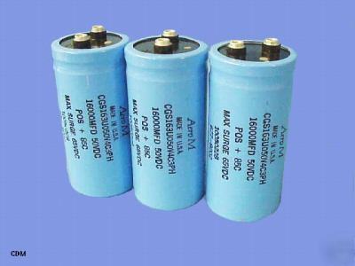 Capacitor, aerom CGS163U050V4C3PH 16000UF 50VDC electro
