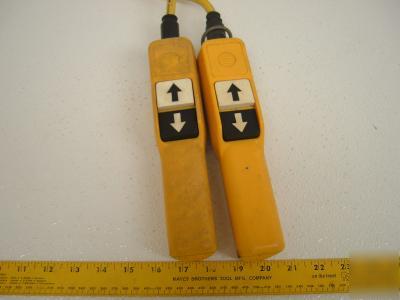 Lot of 2 telemecanique operator hand controls xac-a