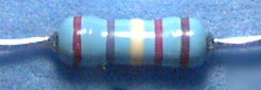 New (2000) 27.4K 1/2W 1% metal film resistors, reel