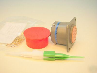 New MS27505E17B35PA, mil spec connector, pins and tool, 