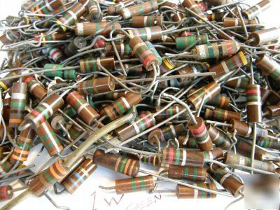 Resistors 1 watt vintage assortment of 350+ parts