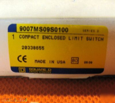 New square d 9007 MS09S0100 compact limit switch