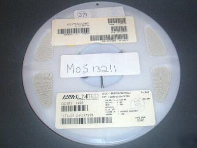 100K avx surface mount capacitors-.33UF@50V/.22UF@25V 