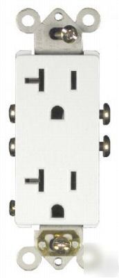 20A amp decorative decora outlet plug receptacle almond